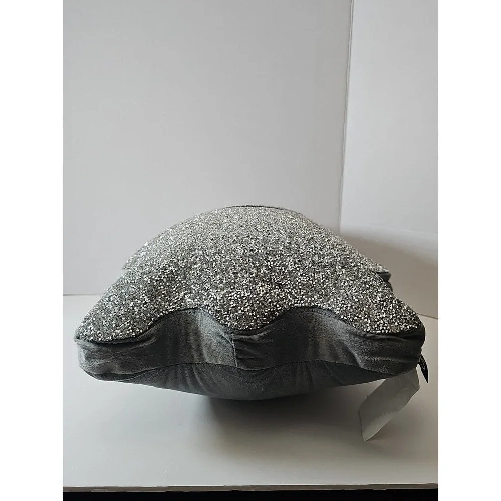 Halloween Ghost Pillow Silver Glitter Sparkles Home Rhinestone‎